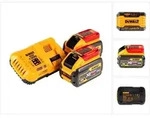 Dewalt - Akku Starterset Dcb118x2 Flexvolt 2x Akku 9ah 18/54 V Mit Ladeger&auml;t