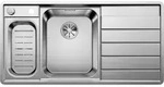 Blanco Einbausp&uuml;le Axis Iii 6 S-if Edelstahl Seidenglanz Infino Ablauf Becken