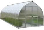 Palram - Canopia Aluminium Gew&auml;chshaus Bella 820 Silber 613x244x219 Cm