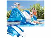 Wasserrutsche für Pool Kinderutsche aufblasbar Spaß 333x208x117 cm 58849 - Intex