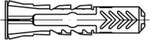 Art 88690 D&uuml;bel Nylon Duopower 12 X 60 S 25 Stk - Fischer
