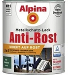 Metallschutz-lack Anti-rost 750 Ml Dunkelgr&uuml;n Matt Metallack Schutzlack - Alpina