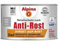 Metallschutz-Lack Anti-Rost 750 ml hellgrau glänzend Metallack Schutzlack - Alpina
