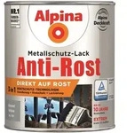Metallschutz-lack Anti-rost 750 Ml Hellgrau Gl&auml;nzend Metallack Schutzlack - Alpina