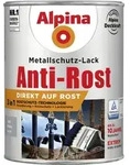 Metallschutz-lack Anti-rost 2,5 L Hellgrau Matt Metallack Schutzlack - Alpina