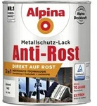 Metallschutz-lack Anti-rost 750 Ml Wei&szlig; Gl&auml;nzend Metallack Schutzlack - Alpina