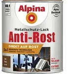 Alpina Metallschutz-lack Anti-rost 750 Ml Braun Matt Metallack Schutzlack