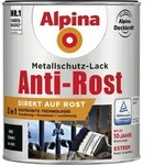 Metallschutz-lack Anti-rost 750 Ml Schwarz Matt Metallack Schutzlack - Alpina