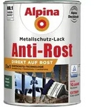 Metallschutz-lack Anti-rost 2,5 L Dunkelgr&uuml;n Gl&auml;nzend Metallack Schutzlack - Alpina