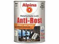 Alpina - Metallschutz-Lack Anti-Rost 25 l weiß glänzend Metallack Schutzlack
