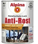 Metallschutz-lack Anti-rost 2,5 L Wei&szlig; Gl&auml;nzend Metallack Schutzlack - Alpina