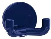 Hewi Doppelhaken Serie 477 D:50mm Eckige Hakenform, Stahlblau