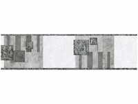 Bricoflor - Selbstklebende Tapete Only Borders 11 900623 - Grey, Black, White