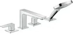 Metropol 4-loch Wannenrandarmatur Mit Hebelgriffen F&uuml;r Secuflex, Chrom - Hansgrohe
