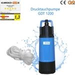 G&uuml;de - Drucktauchpumpe 6000l/h Tauchpumpe Wasserpumpe Pumpe Gdt 1200w Brunnenpumpe