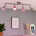 Decken Strahler Esszimmer Leuchte Dimmbar Fernbedienung Im Set Inklusive Rgb