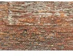Komar - Vliesfototapete Bricklane 368 X 248cm Ziegeloptik Tapete Shabby Rustikal