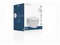 WC-Paket Connect, wc randlos, mit WC-Sitz Softclosing, 365x550x340mm, Weiß - Ideal