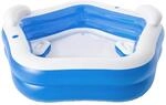 Bestway - Planschbecken Family Pool Fun 213 X 206 X 69 Cm Blau