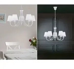 Trio - Cortez Lampe 5 Licht Peaking Small E14 28w Weiss Farbe 110600531