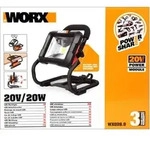Worx Wx026.9 Akku-baustrahler 20v Schwenkbar Solo Led Lampe"-"178470391