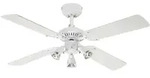 Deckenventilator Princess Euro Wei&szlig; 105 Cm Mit Leuchte