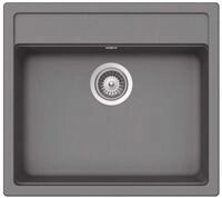 Schock Einbausp&uuml;le Cristalite Nemo N-100 A Gcr Croma Exzenterbedienung