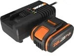 Worx-akku, 20 V, 4 Ah Wa3604 Lithium-ionen Worx
