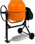 Eberth Betonmischer Mischmaschine Elektrisch Mit 140l Trommelvolumen, 550w Motor,