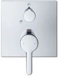 Duravit C.1 Einhebel- Wannenmischer Unterputz, Eckige Rosette,