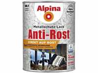 Alpina - Metallschutz-Lack Hammerschlag 25 l silber Metallack Schutzlack
