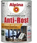 Metallschutz-lack Hammerschlag 2,5 L Gr&uuml;n Metallack Schutzlack - Alpina
