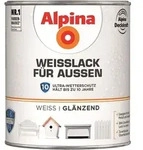 Weisslack F&uuml;r Au&szlig;en Gl&auml;nzend 0,75 Ltr. - Alpina