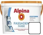 Fassadenfarbe 2,5 L Wei&szlig; Matt Au&szlig;enfarbe Wandfarbe Wasserabweisend - Alpina
