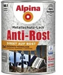 Metallschutz-lack Hammerschlag 25 L Dunkelgrau Metallack Schutzlack - Alpina