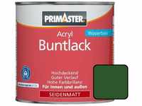 Acryl Buntlack 375ml Laubgrün Seidenmatt Wetterbeständig Holz & Metall - Primaster