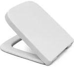 Wc-sitz Makira Softclose Mit Edelstahl-b&uuml;gelscharnier B0302y Wei&szlig;