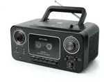 Schwarze Cd-radio-kassette Muse M182rdc