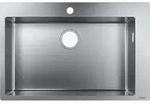 Hansgrohe - Abw&auml;schen - Einbausp&uuml;lbecken S711-f660, Edelstahl 43302800