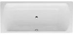 Pro Badewanne Stahl, Auslauf Mittig, 180x80x45cm, Oh.antislip, Wei&szlig; 2279500000401 -