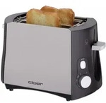 Cloer Toaster 3410 Silber-schwarz Toastautomat
