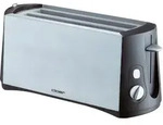 Unbekannt - Cloer Toaster 3710 Silber-schwarz