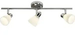 Brilliant - Lampe Kensington Spotrohr 3flg Chrom/wei&szlig; 3x Qt14, G9, 28w, Geeignet