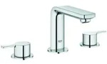 Grohe Lineare 3-loch Waschtischbatterie, Mit Ablaufgarnitur,