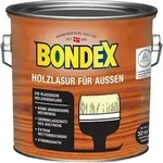 Bondex - Holzlasur F&uuml;r Au&szlig;en 2,5 L Dunkelgrau Lasur Holz Holzschutz Schutzlasur