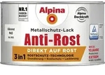 Metallschutz-lack Anti-rost 300 Ml Wei&szlig; Gl&auml;nzend Metallack Schutzlack - Alpina