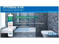 Otto Chemie - ottoseal S100 Premium-Sanitär-Silikon 300ml C69 fugenweiß