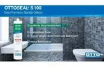 Ottoseal S100 Premium-sanit&auml;r-silikon 300ml C38 Lichtgrau