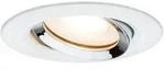 Paulmann Nova Bad-einbauleuchte Led Gu10 7 W Ip65 Wei&szlig; (matt), Chrom
