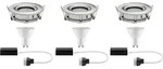 Paulmann - Led Einbauleuchten Nova 3x Einbauspot Einbaustrahler